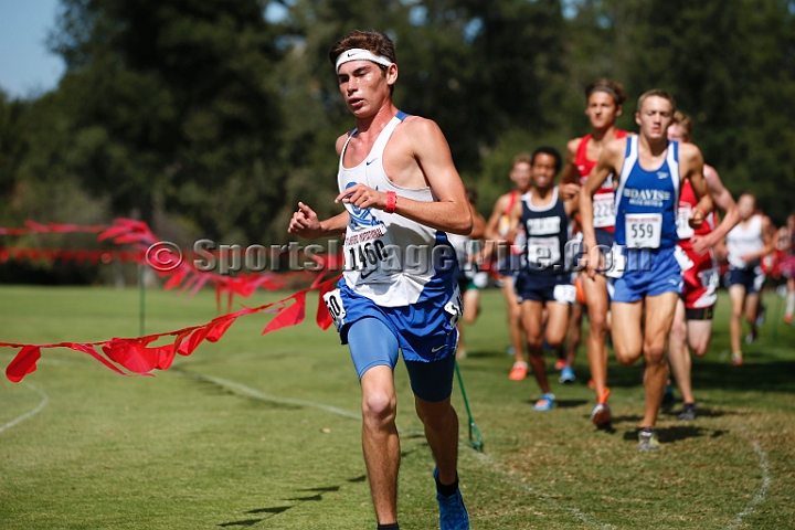 2014StanfordSeededBoys-366.JPG - Seeded boys race at the Stanford Invitational, September 27, Stanford Golf Course, Stanford, California.